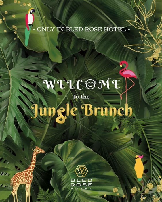 Jungle brunch at Lake Bled Slovenia